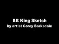 Atlanta Artist Corey Barksdale BB King Sketch/Speed Drawing