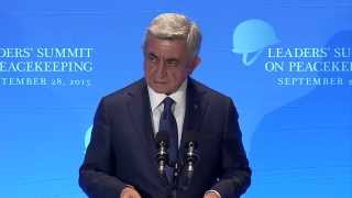 President of Armenia Serzh Sargsyan Attends the 70th Session of the UN GA