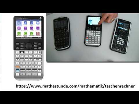 HP Prime Grafikrechner kurz vorgestellt - neben TI-nspire und Casio fx-CG 20