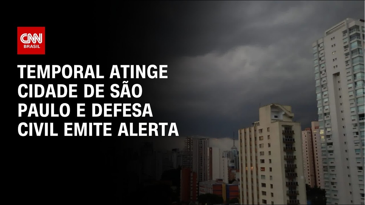 Temporal atinge São Paulo e cidade segue em estado de atenção para alagamentos | AGORA CNN