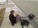 skateboarding on my power box