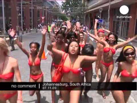 The Worlds Largest Bikini Parade in Johannesburg YouTube Preview Image