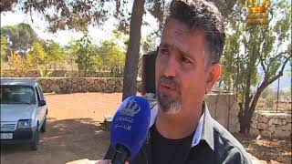 فلسطيني يخلي مستوطنين من ارضة في وادي رحال قضاء بيت لحم