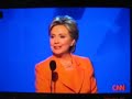 Hillary Clinton addresses Democratic Convention 26AUG2008