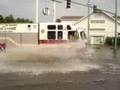 Fire Truck Swamps Pickup in Flash Flood!