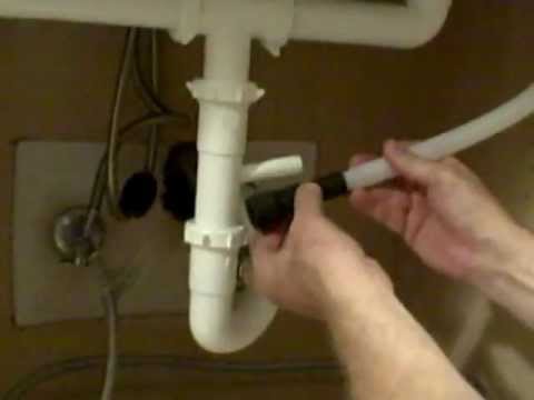 how to plumb in a dishwasher uk