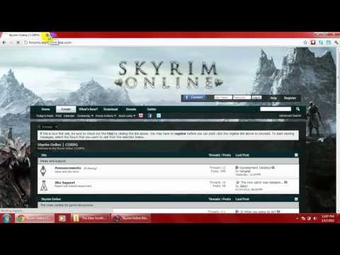 how to play skyrim online