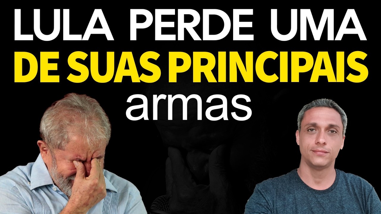 MUDANÇA NO JOGO  - LULA acaba de perder uma de suas pricipais armas