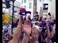 celebración ascenso sd huesca en plaza navarra