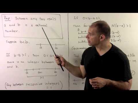 analysis - Real Analysis: We introduce some notions important to real analysis, in particular, the relationship between the rational and real numbers. Prerequisites may...