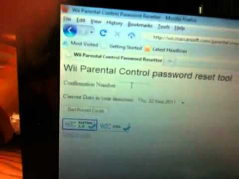 how to unlock dsi parental control