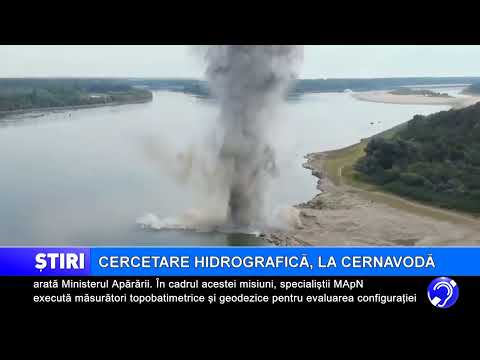 Cercetare hidrografică, la Cernavodă...