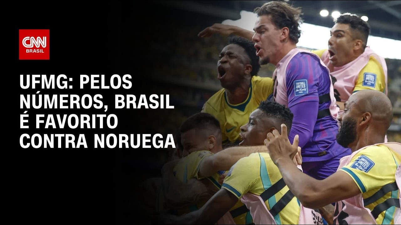 Copa do Mundo: Cálculo da UFMG aponta Brasil como favorito contra Noruega | CNN PRIME TIME