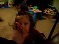 Okay, so maybe she's a little bit of a wierdo...but she's cute. She actually voluntarily smells my feet repeatedly in the 2nd half of this video!!! Sorry about the bad lighting.
