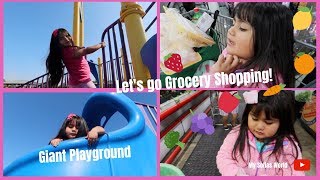Playground Slide | Let’s go Grocery Shopping 