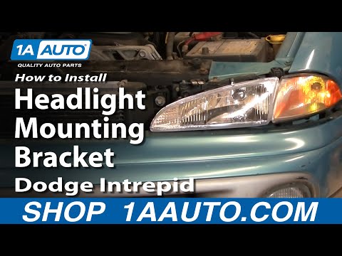 How To Install Replace Headlight Mounting Bracket Dodge Intrepid 93-97 1AAuto.com