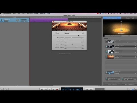 how to remove echo in garageband