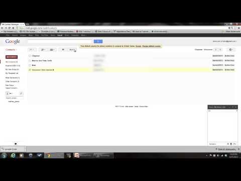 how to eliminate contacts in gmail