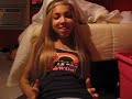 watch as a brunette mulatto gurl uses her caucasian best friends blonde hair to be a 