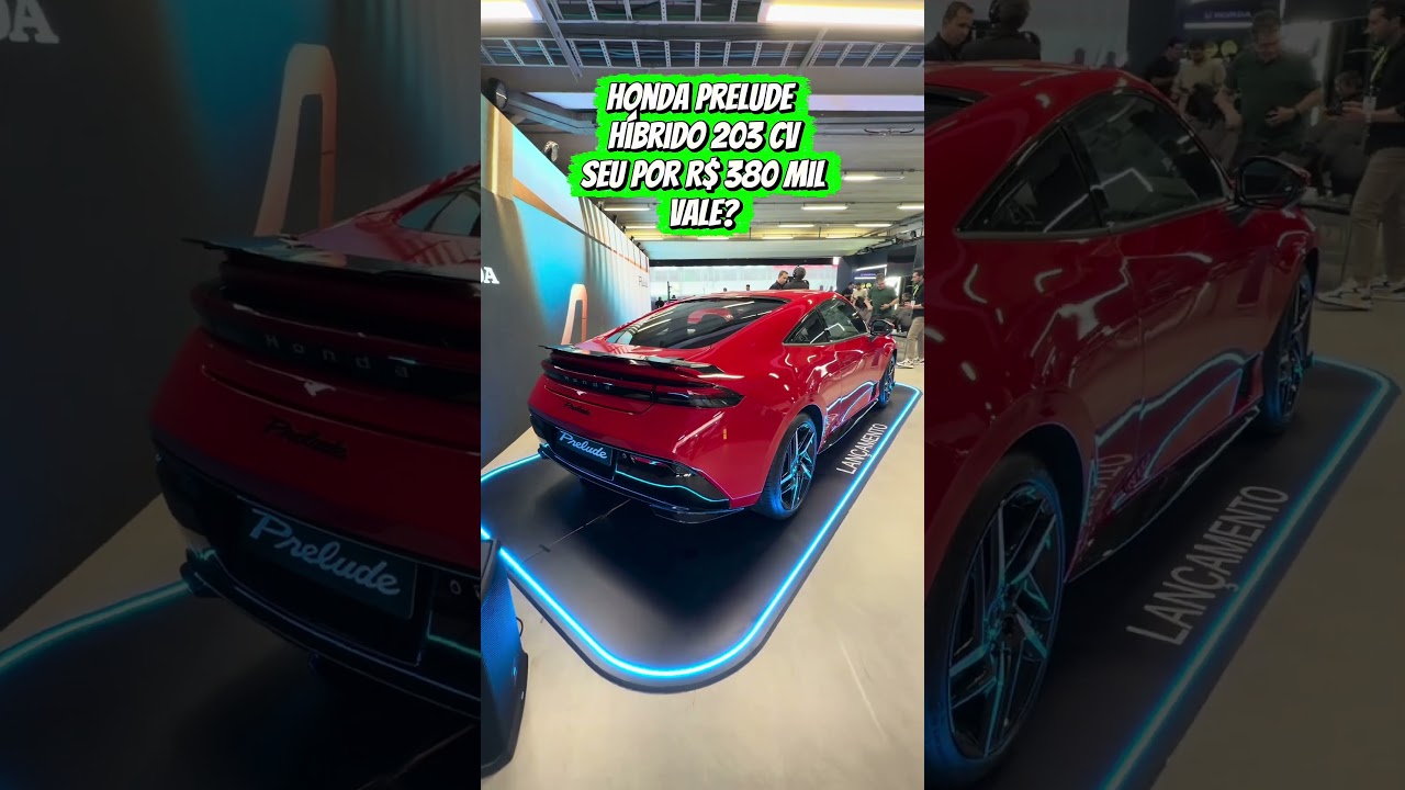 O LENDÁRIO PRELUDE VOLTOU! Cupê híbrido de R$ 380 mil no Brasil! 😱⚡