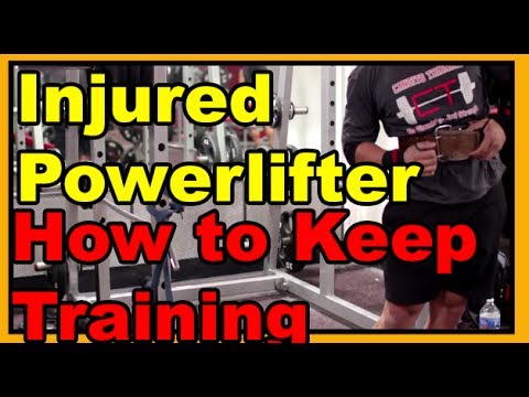 how to train while injured