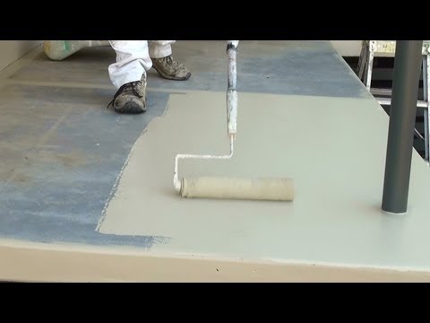how to paint on concrete