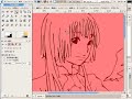 Drawing ANIME art with the GIMP(Part 3 / 7)