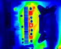 IR video of inductors near CPU