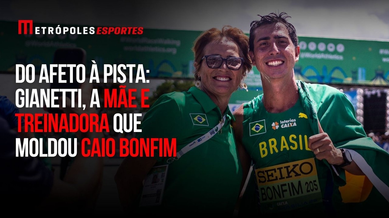 Do afeto à pista  Gianetti, a mãe e treinadora que moldou Caio Bonfim