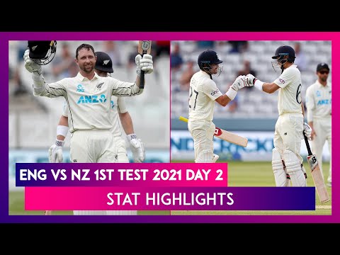 ENG vs NZ 1st Test 2021 Day 2 Stat Highlights: Devon Conway Shines With Double Century On Debut