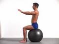 12 Swiss Ball Pelvic Tilt