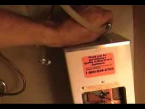 how to open in sink erator