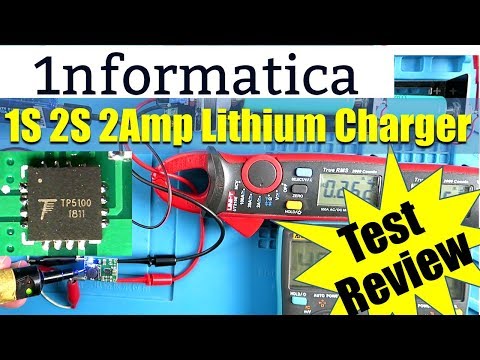 TP5100 Single 4.2V / Dual 8.4V 2A Lithium Battery Charging Board Review Test Tutorial