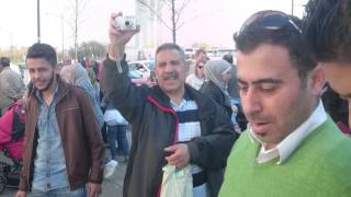 شباب مخيم حمص تصوير بديع الشعبي