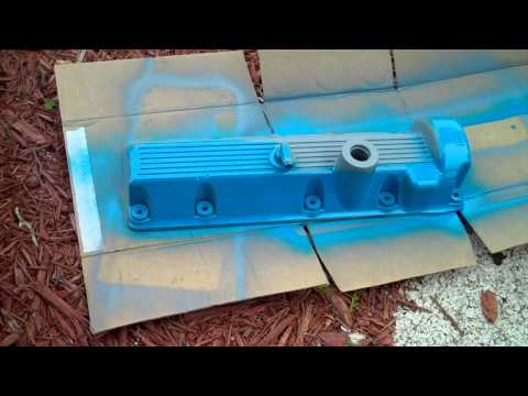 how to paint a valve cover