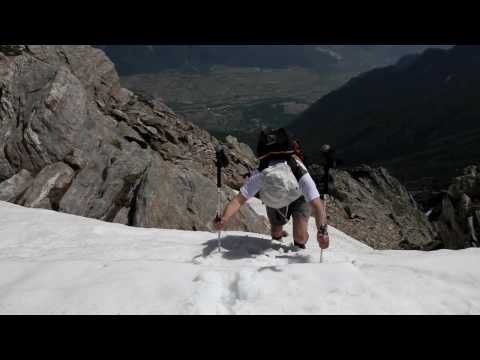 screenshot del video della salita
