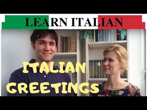 how to properly greet someone in italy