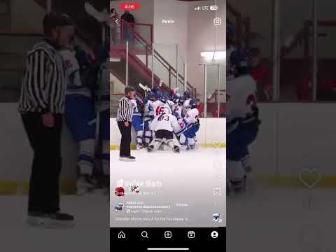 Chandlers wining goal in OT at the NAPHL event Blaine,Minnesota
