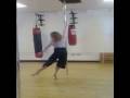 Pole dance spins on static and spinny pole by Emily's Vertical Art