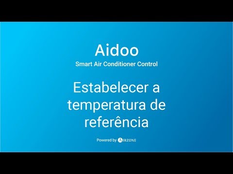 Aidoo app - Estabelecer a temperatura de referência