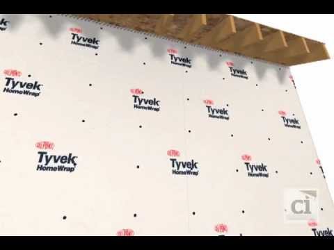 how to apply tyvek
