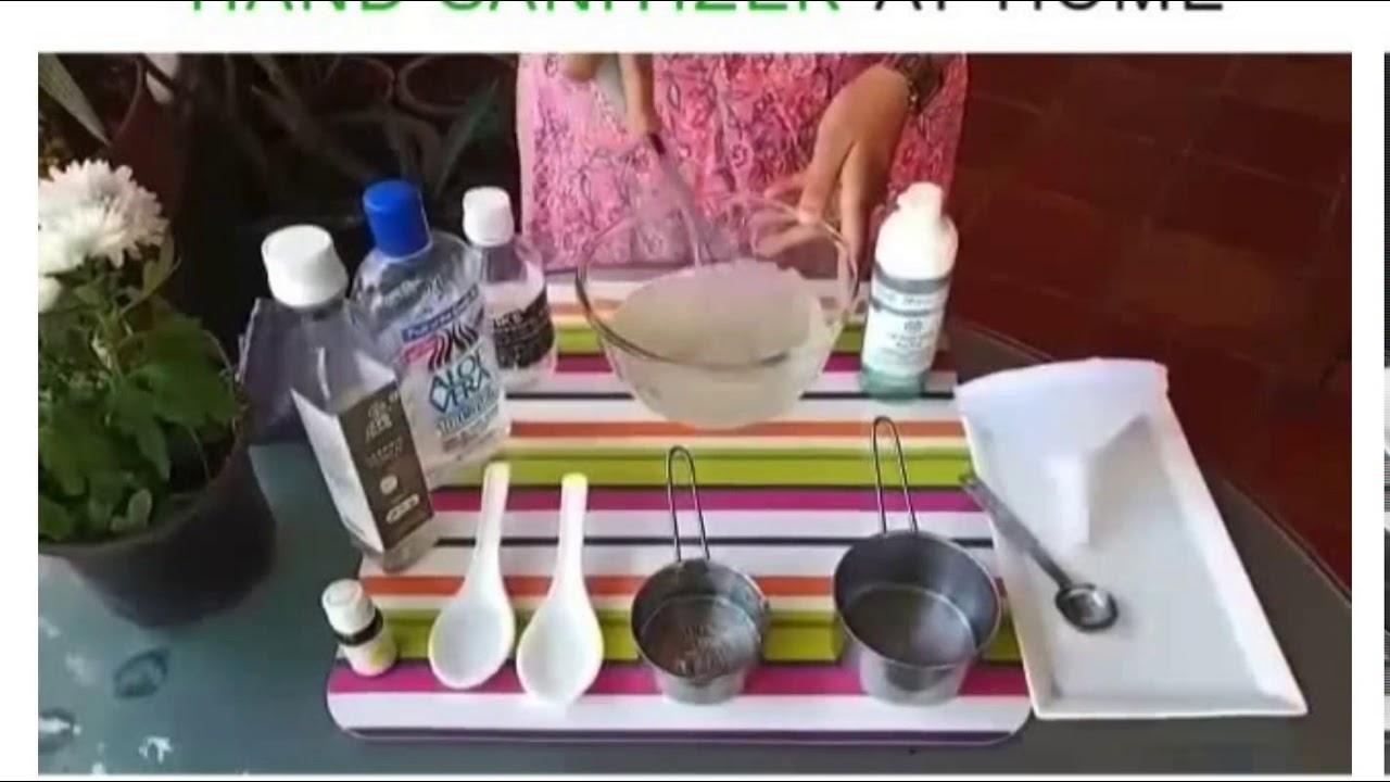 DIY - Make your own hand sanitizer at home!
