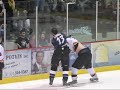 hockey fight generale match deux jonquiere vs shawinigan