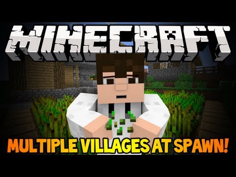 how to spawn a village in minecraft