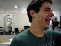 Saulo na Exposi��o da Dello Imitando Silvio Santos