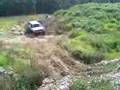 Tapp 4WD up a big hill in his toyota hilux