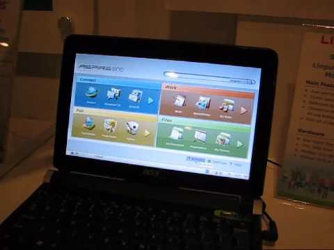 Linpus Moblin V2 Demo at IDF 2009