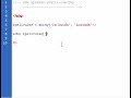 Curso de PHP 06 - Manejo fundamental de matrices