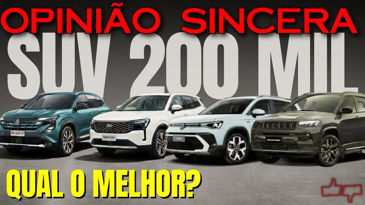 Qual MELHOR SUV? Novo VW TAOS, Renault BOREAL, Jeep COMPASS ou Ford TERRITORY? Comparativo 2026
