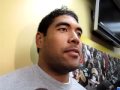 Iowa TE Tony Moeaki -- Michigan postgame